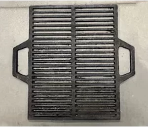 Чугунная решетка гриль для мангала (прямоугольная)