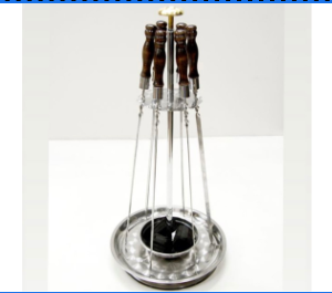 Поднос с подогревом (6 шампуров) №1 35 см